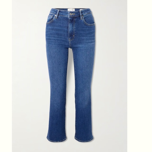 FRAME Reboot Crop stretch high-rise bootcut jeans Size 27 NWT - Picture 3 of 8